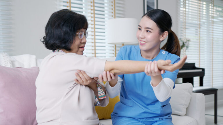 nurse physiotherapy worker at home in rehabilitati 2021 10 21 03 46 37 utc scaled